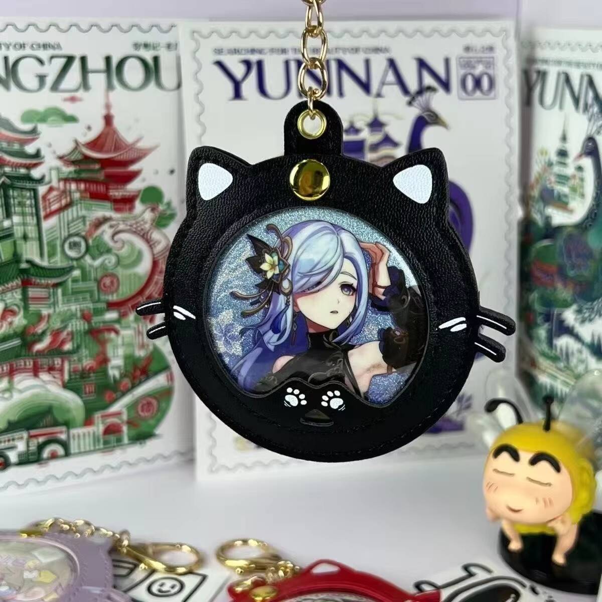 Anime Merchandise China - Portabadge a forma di gatto, simpatico