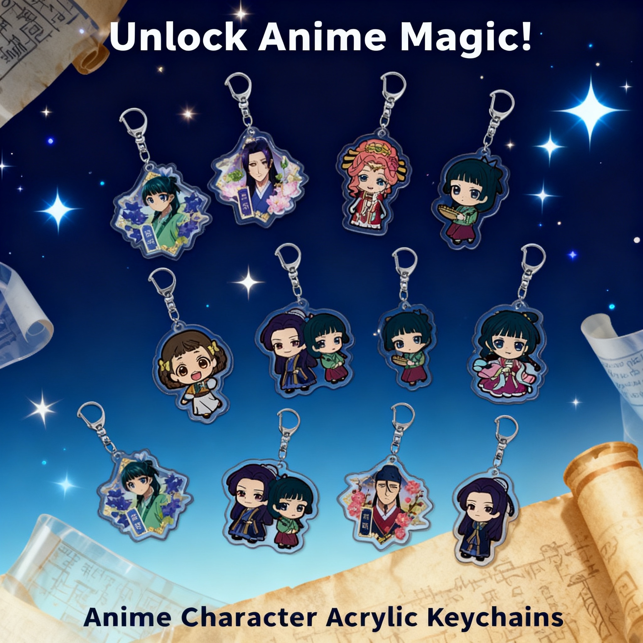 Anime Cosplay Merchandise - Portachiavi in Acrilico Anime The Apothecary