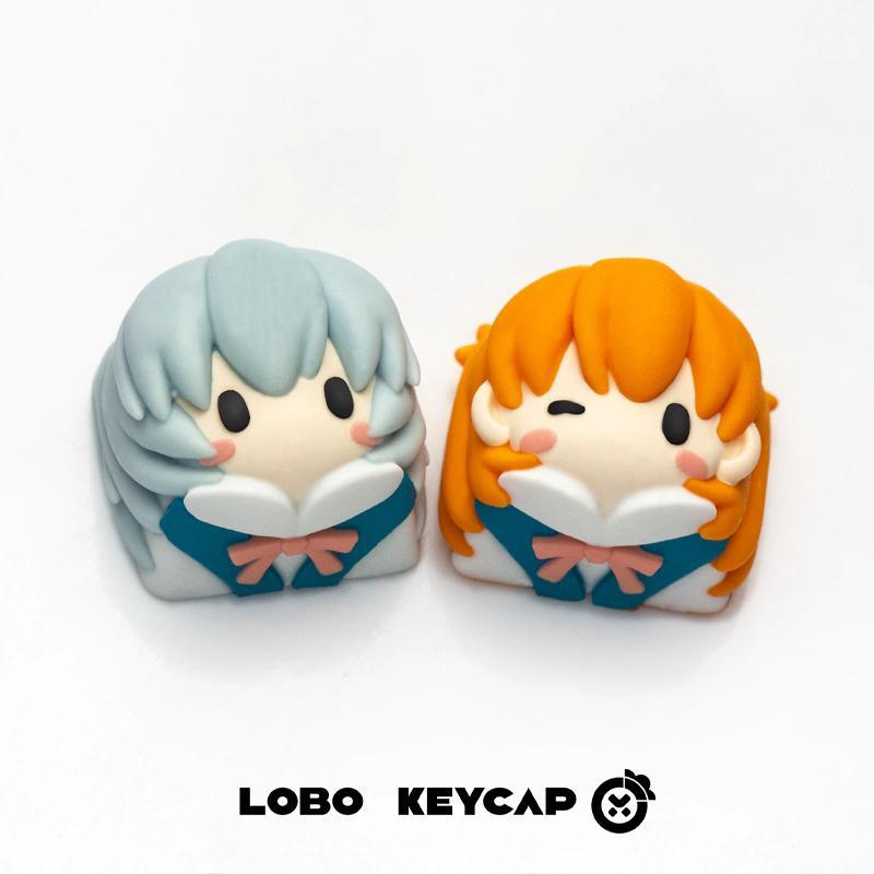 Keycap Artisan Anime - Evangelion Keycap Anime Kawaii Girl Q