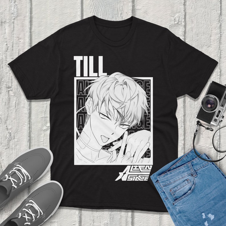 Premium Anime Merchandise - Till Alien Stage T-shirt Vintage Streetwear
