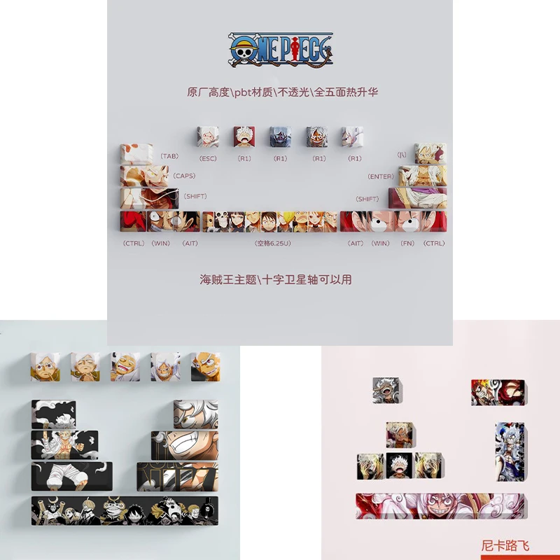 Keycap Artisan Anime - Disponibile: Keycap One Piece Luffy Roronoa