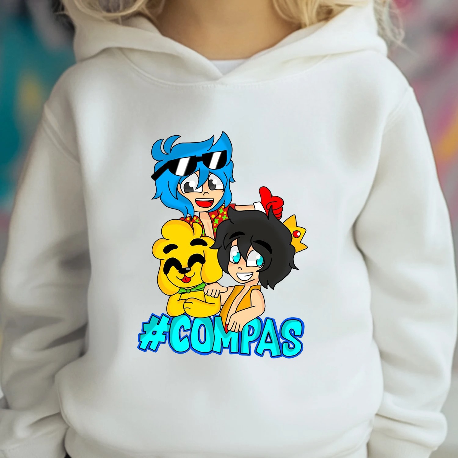Anime Merchandise For Kids - Felpa con Cappuccio Anime per Bambini