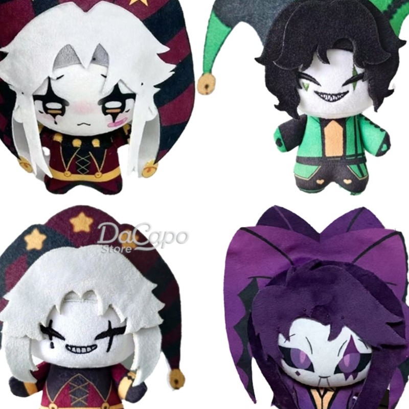 Anime Cosplay Merchandise - Portachiavi Peluche Clown Pierrot Harlequin Scherzardino