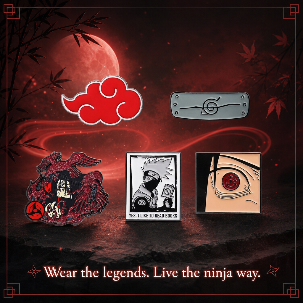 Premium Anime Merchandise - Merchandising Anime Naruto Shippuden, Distintivi in