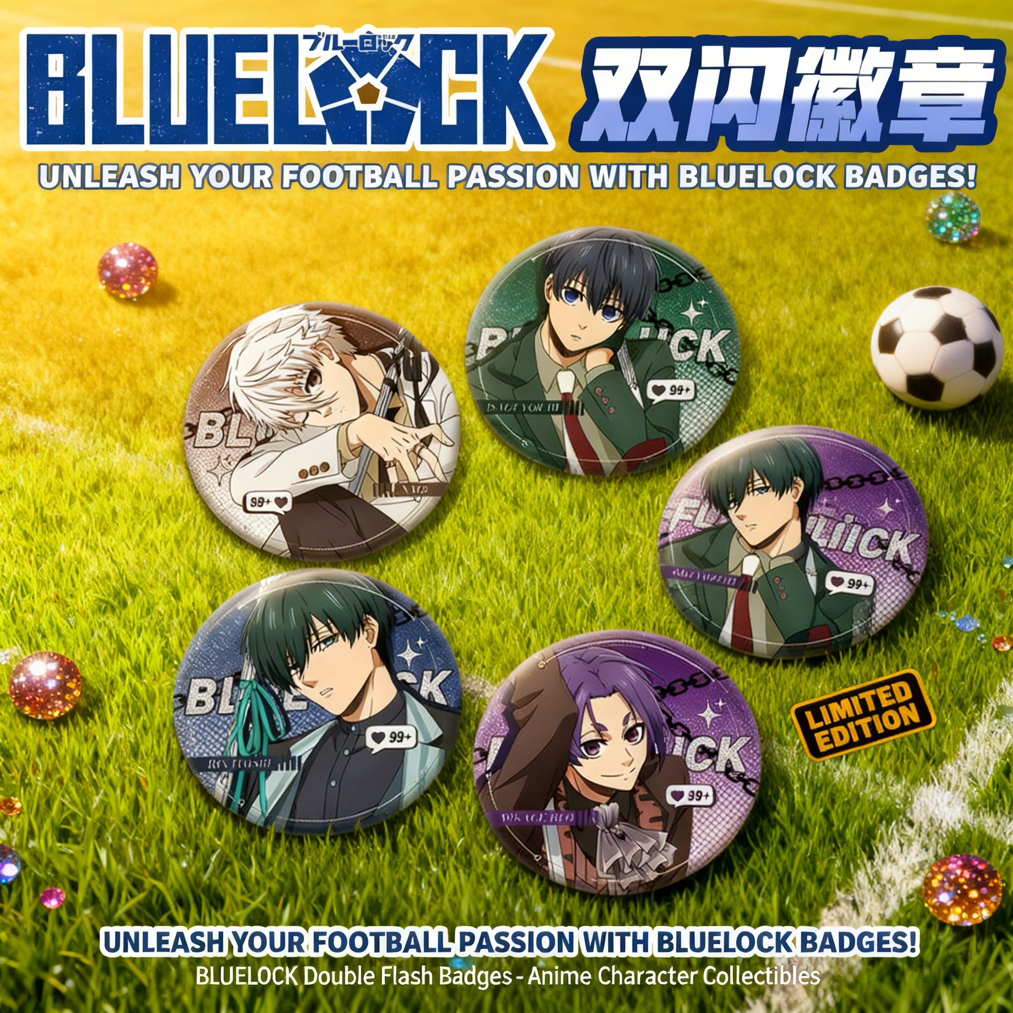 Anime Cosplay Merchandise - Accessori Cosplay Anime e Manga Blue