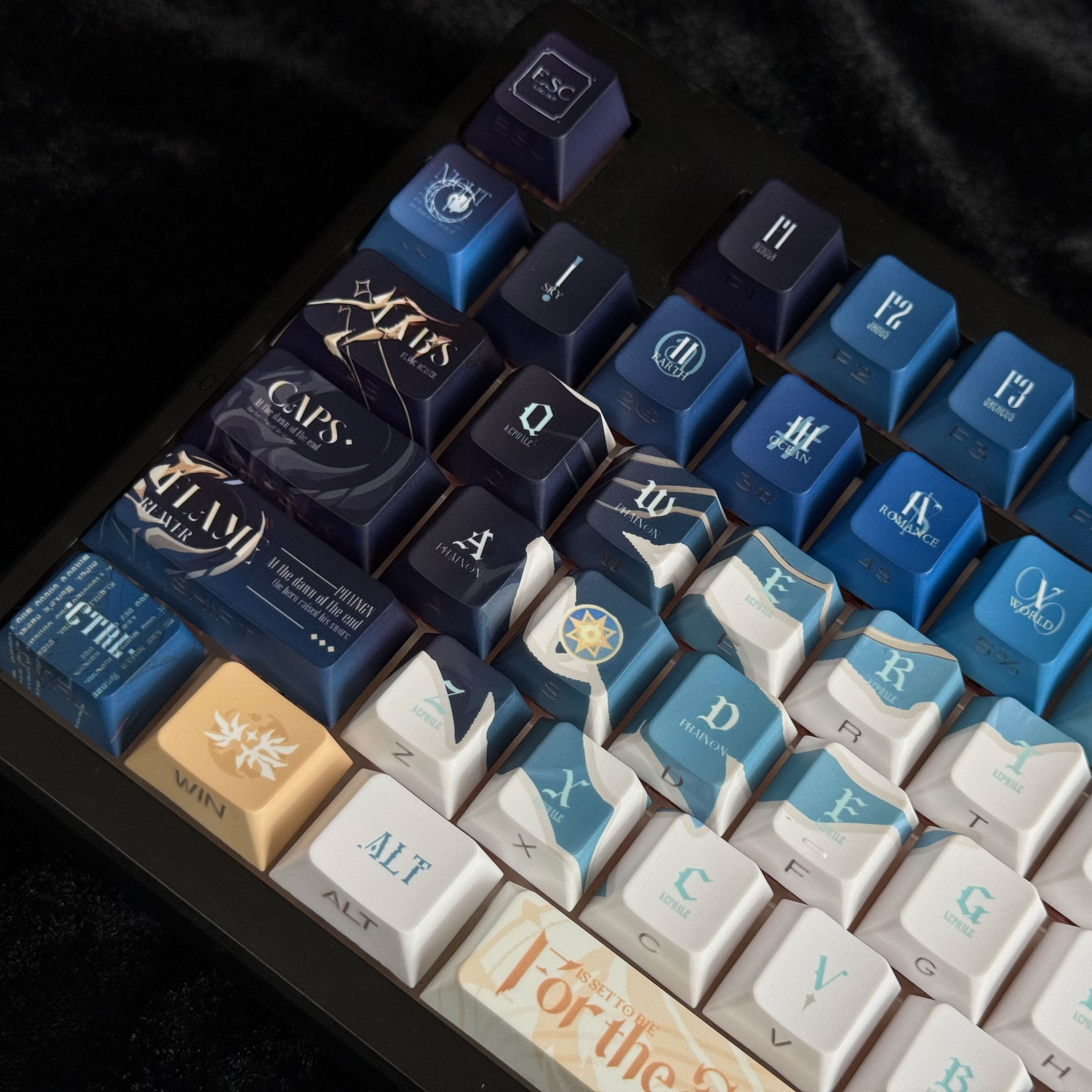 Keycap Artisan Anime - 120 tasti Honkai: Star Rail Copritasti