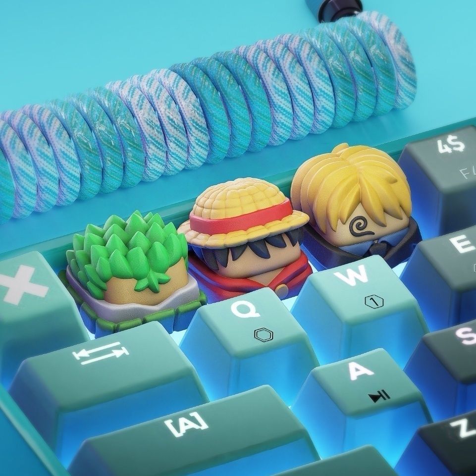Keycap Artisan Anime - Nuovi Keycap Kawaii ONE PIECE con