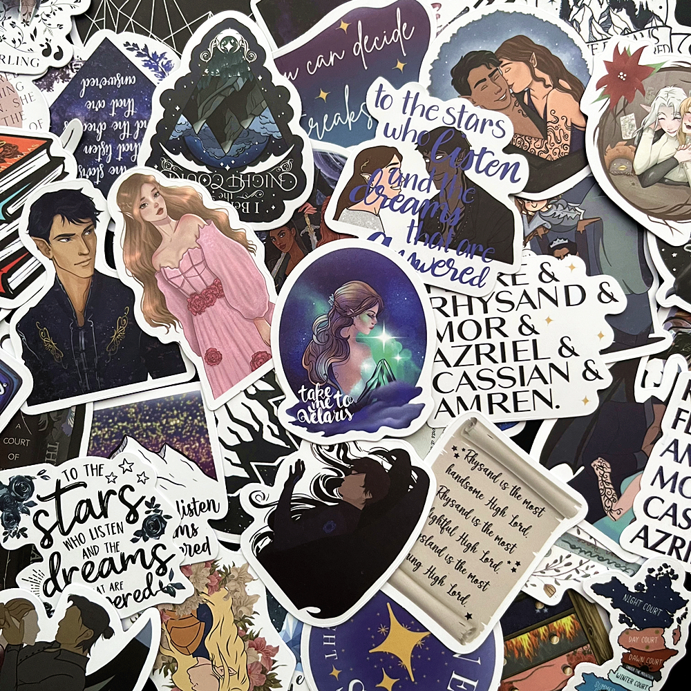 60 Pezzi Adesivi Anime Acotar, - Anime Merchandise For Kids recensione e prezzo