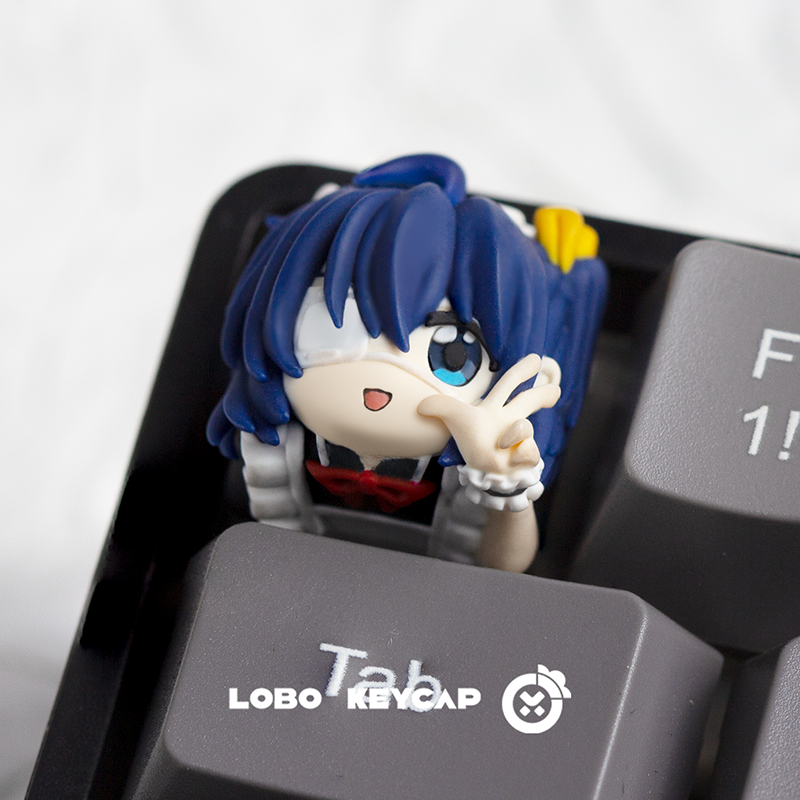 Keycap Lobo Rikka Takanashi An - Keycap Artisan Anime recensione e prezzo