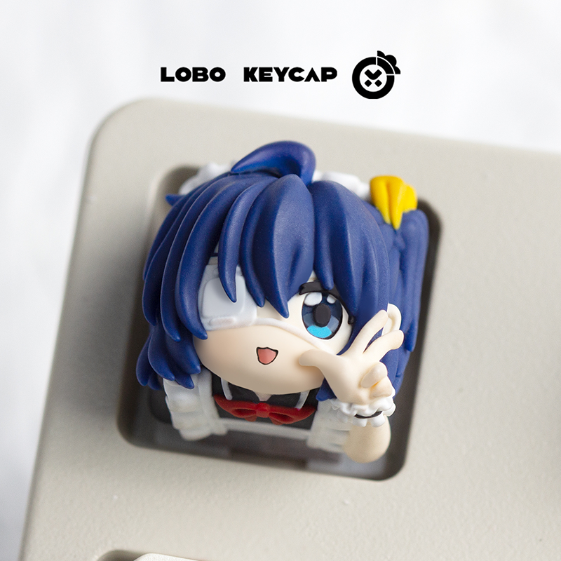 Keycap Lobo Rikka Takanashi An - Keycap Artisan Anime recensione e prezzo