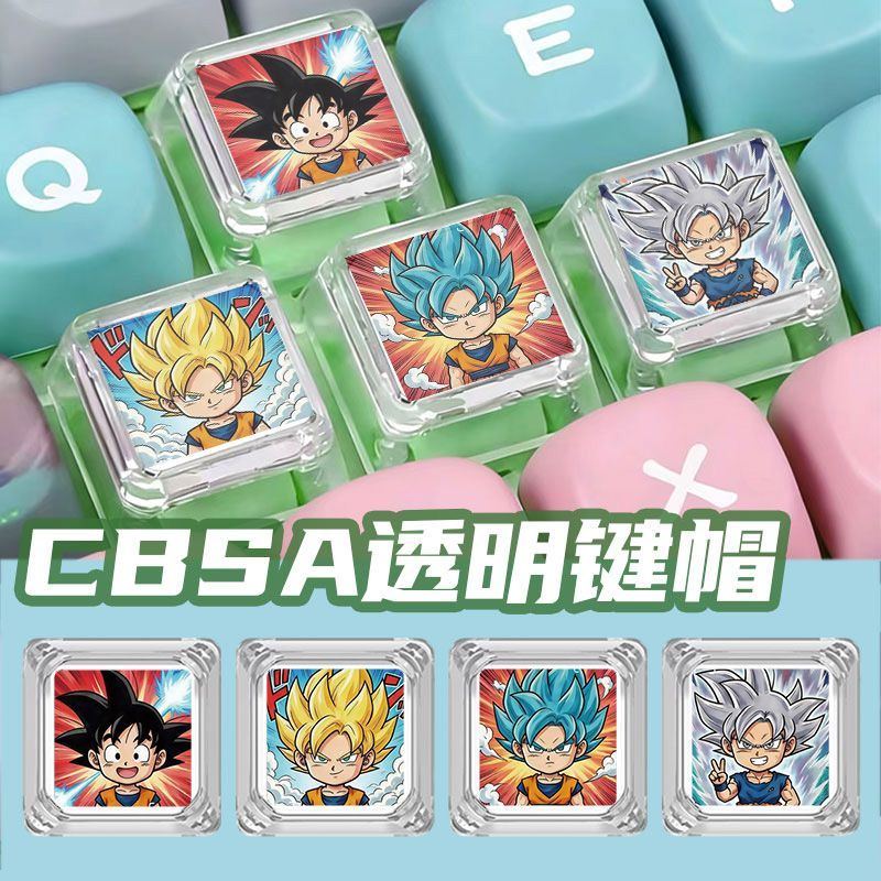 Keycaps Dragon Ball Super Saiy - Keycap Artisan Anime recensione e prezzo