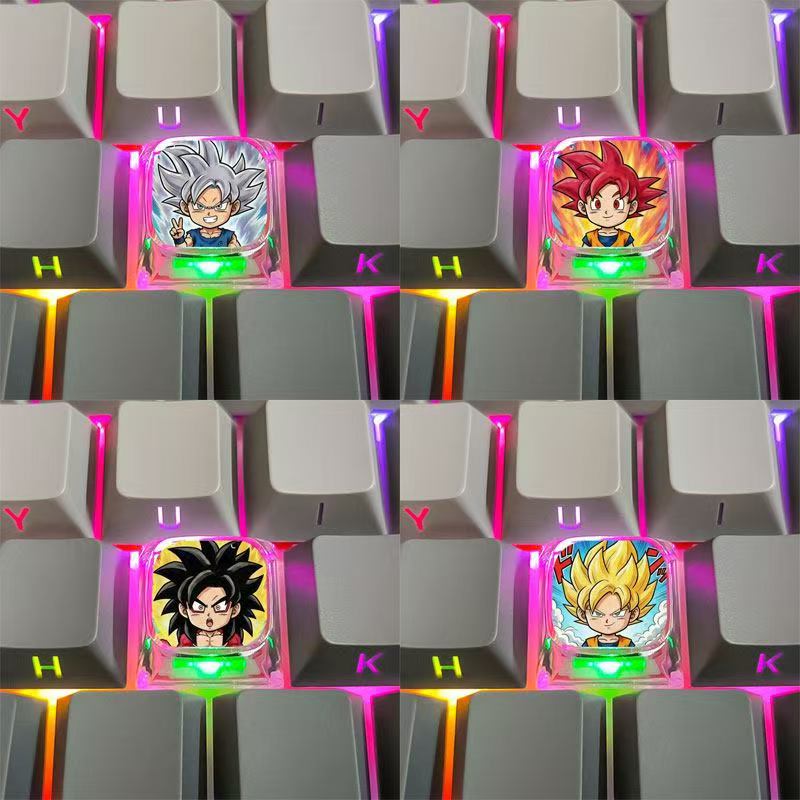 Keycaps Dragon Ball Super Saiy - Keycap Artisan Anime recensione e prezzo