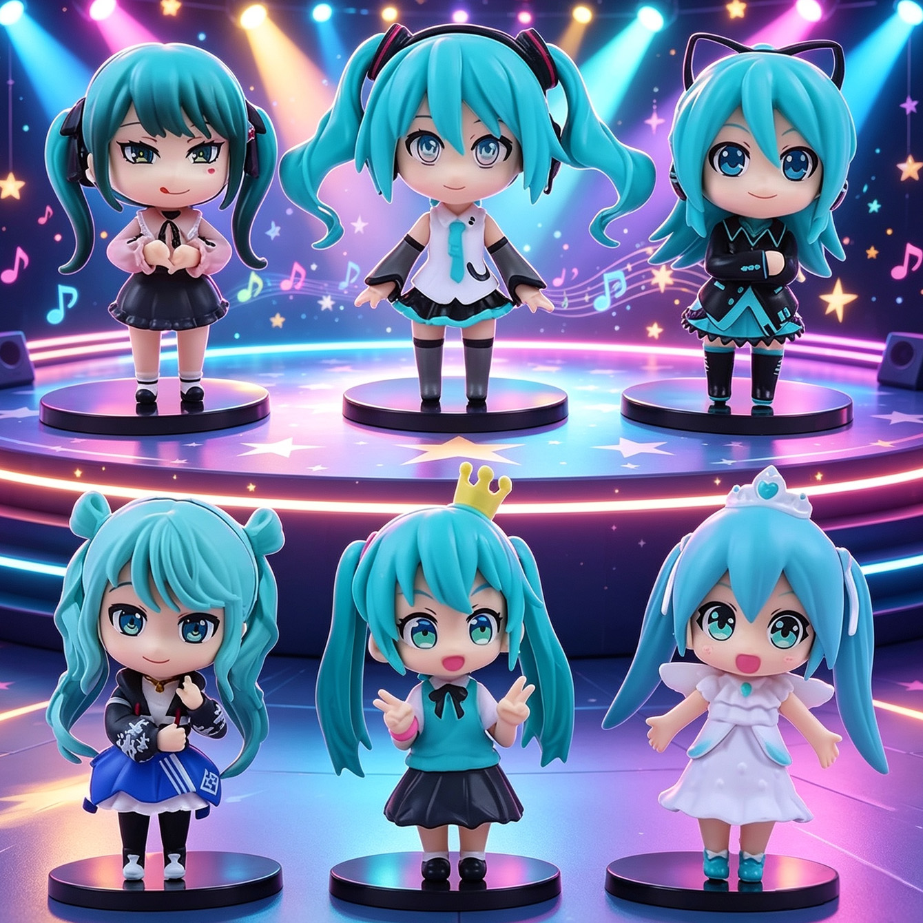 Set di Statuette Chibi di Hats - Premium Anime Merchandise recensione e prezzo