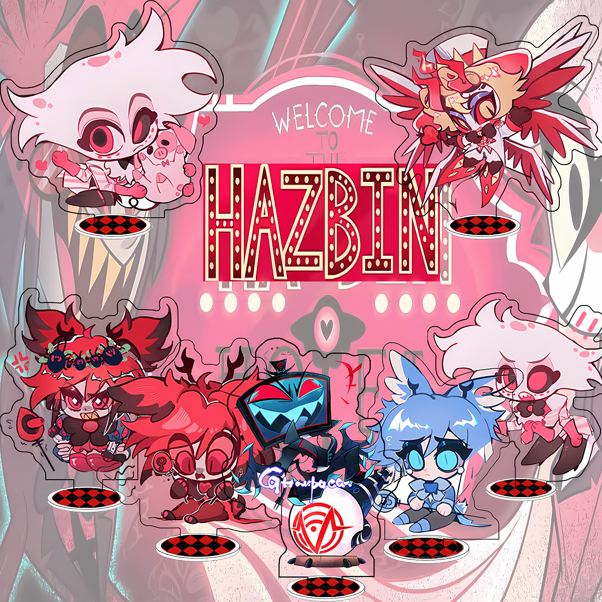 Supporto in acrilico Hazbin Ho - Premium Anime Merchandise recensione e prezzo