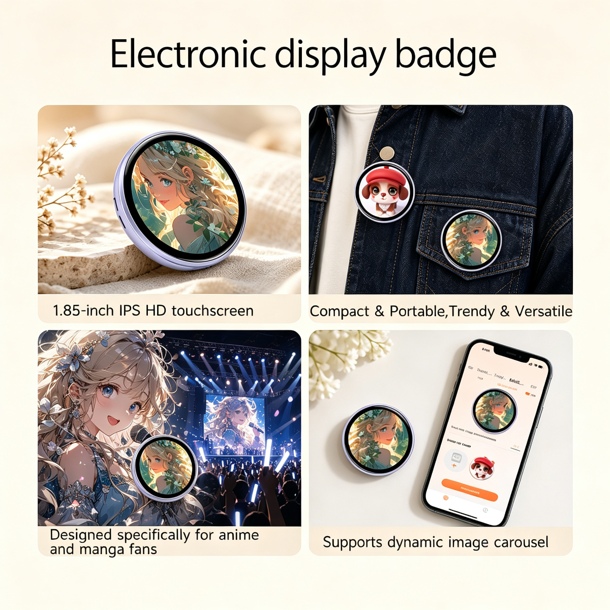 Badge Elettronico Anime 3-in-1 - Anime Merchandise For Kids recensione e prezzo