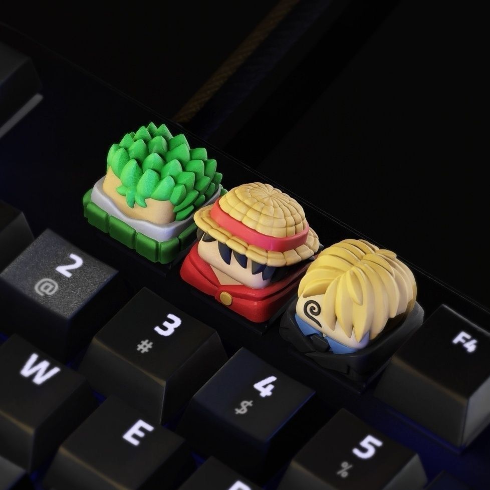 Nuovi Keycap Kawaii ONE PIECE  - Keycap Artisan Anime recensione e prezzo